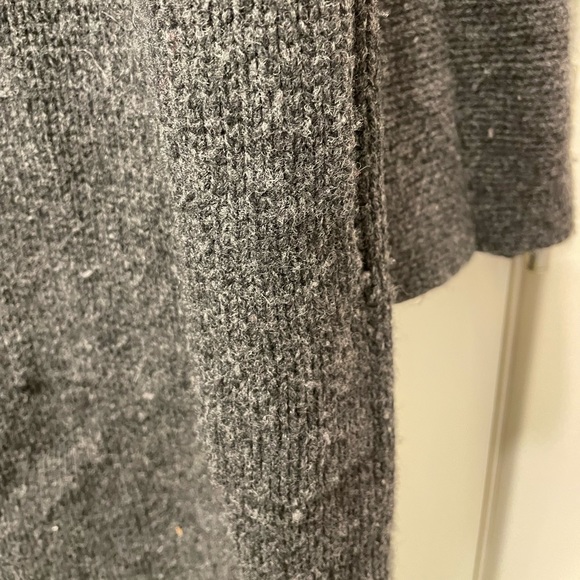 Vince dark gray wool and cashmere duster sweater - Picture 4 of 5